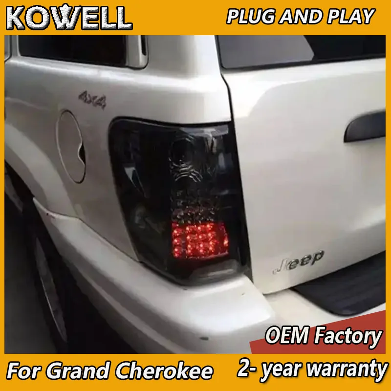 

Car Styling for Jeep Tail Lights 1999-2004 Grand Cherokee Tailights Rear DRL Fog Brake Reversing Turn Signal
