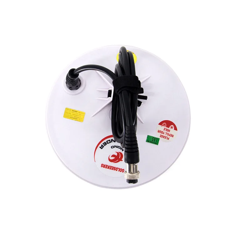 Metal Detector Outdoor Treasure Hunting Gold Detector Single Coil Probe Disc 8 *