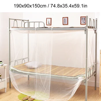 Moustiquaire pour lit simple, filet anti-insectes, couverture pour dortoir étudiant 1