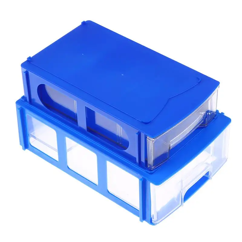 Boîte de rangement outils modélisme 2 tailles, empilable et transparente