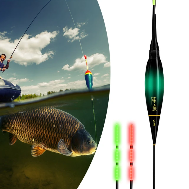 1.2/1.5/1.8/2.2/2.5/3 G Light Up Bobbers with Luminous LED Stick Tubes  Glowing Bobbers Cloudy Sky Tail Fishing Float for Fishing - AliExpress