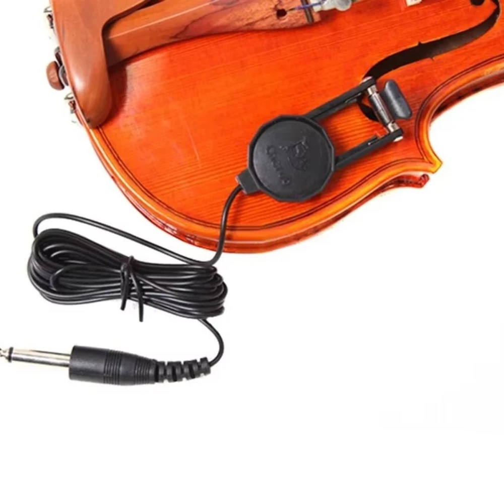 Musedo CP-60V Pickup for Violin Clip-on Pickup with 14 Jack 2.5M Cable Compact Professional