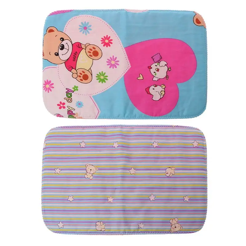 Reusable Baby Infant Diaper Nappy Urine Mat Kid Simple Bedding Changing Cover Pad Sheet Protector Soft Cotton for Infant A2UB
