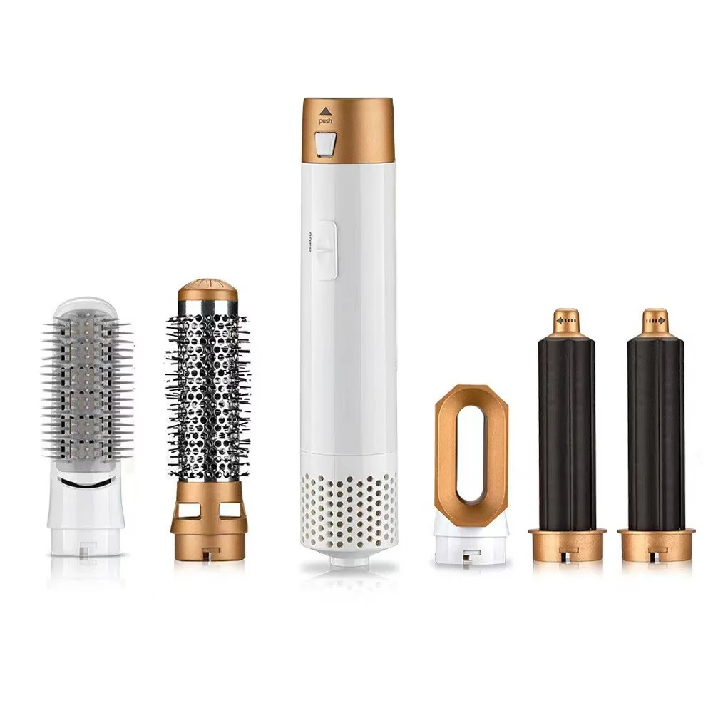 5-in1-hot Air Comb Multi-head Automatic Curling Iron, Hair Dryer, Straight Hair Comb, Cross-border Hair Dryer, Curling Iron. 2