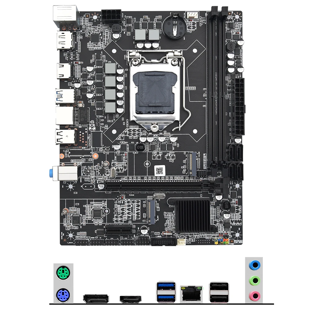  H410 USB3.1 LGA1200 M-ATX SATA 3.0 PCI-E ,  i3i5i7 10 ھ  ä DDR4 M.2 ̽
