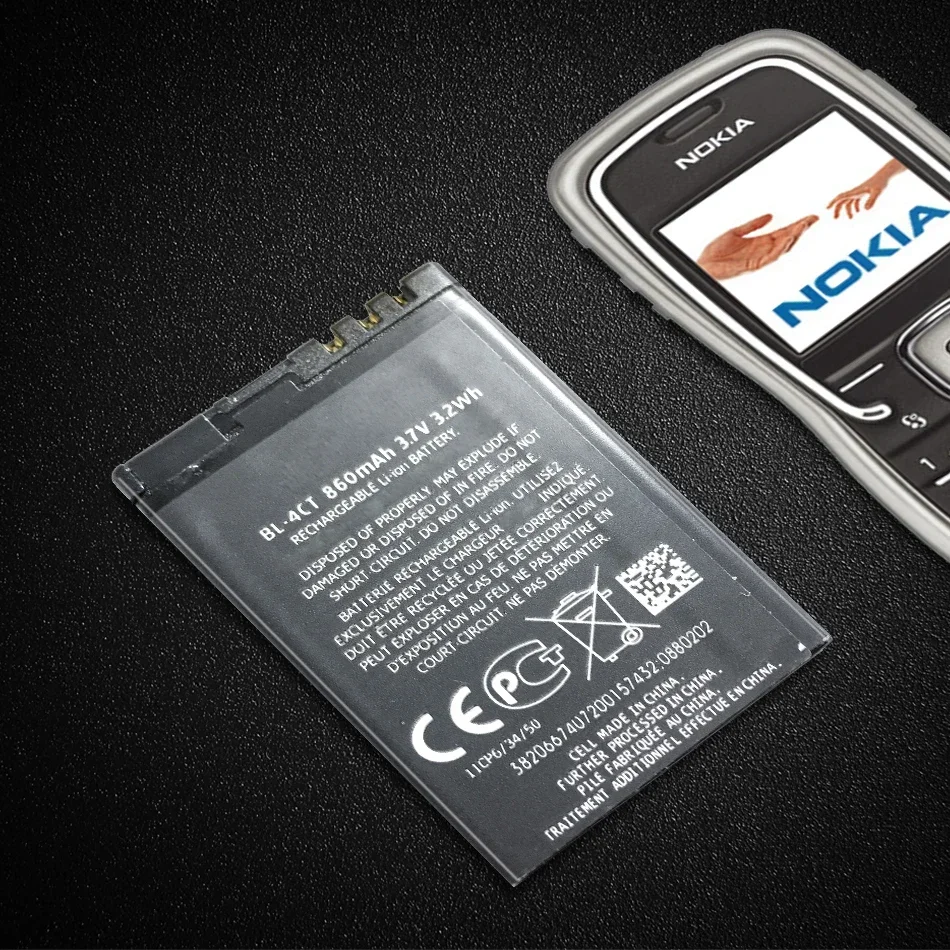 Batteria Bl-5B Per Nokia 3230 5070 5140 5140I 5200 5300 5500 6020 6021 6060 Bl 5B Bl5B 890Mah Capacità Batteria