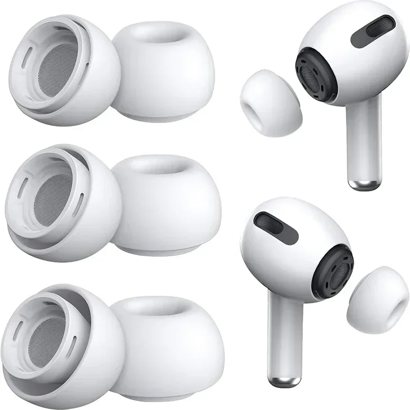 Premium Soft Silicone Non-Slip Ear Tips with Noise Reduction Feature
