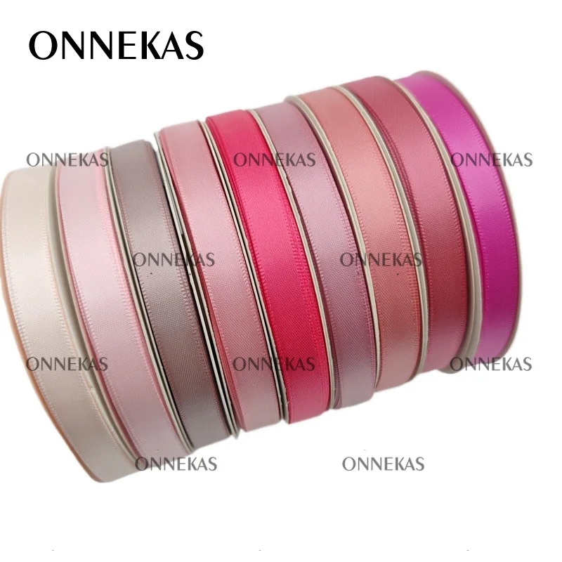(ON SALE) 3/8" 9mm Double Sided Satin Ribbon / Smooth Satin Ribbon for Dress / Mini Bows Making in 9mm 22.5Meters
