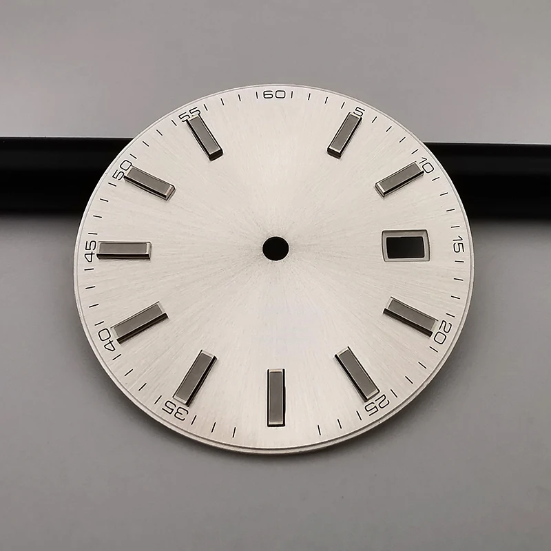 Quadrante Dell'Orologio Bianco Argento Per 41Mm Datejust 126334, Adatto Al Movimento 3235, Sostituzione Dell'Orologio Aftermarket