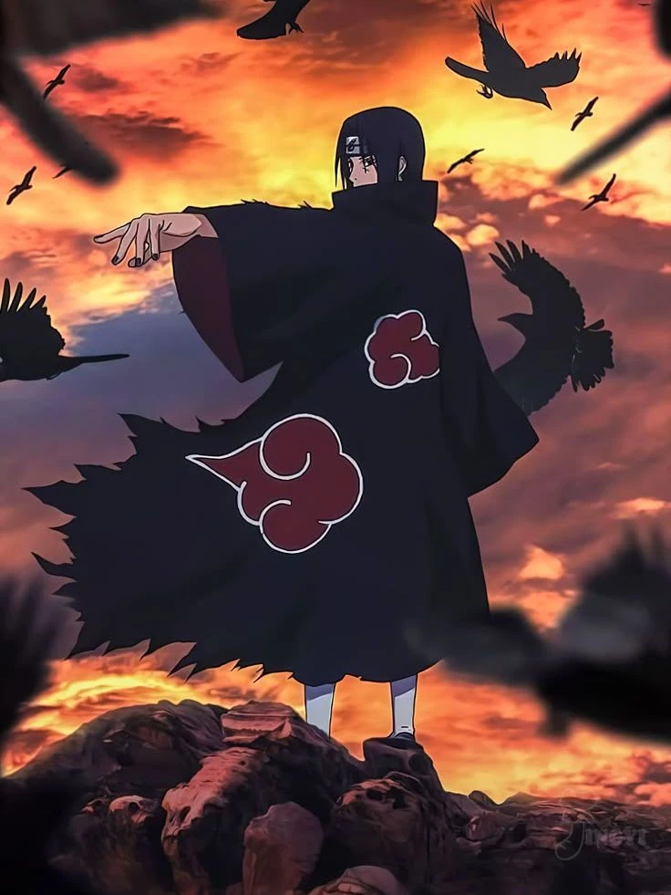 Itachi Uchiha Japanese Anime Canvas Art - Wall Mural Decoration Gift