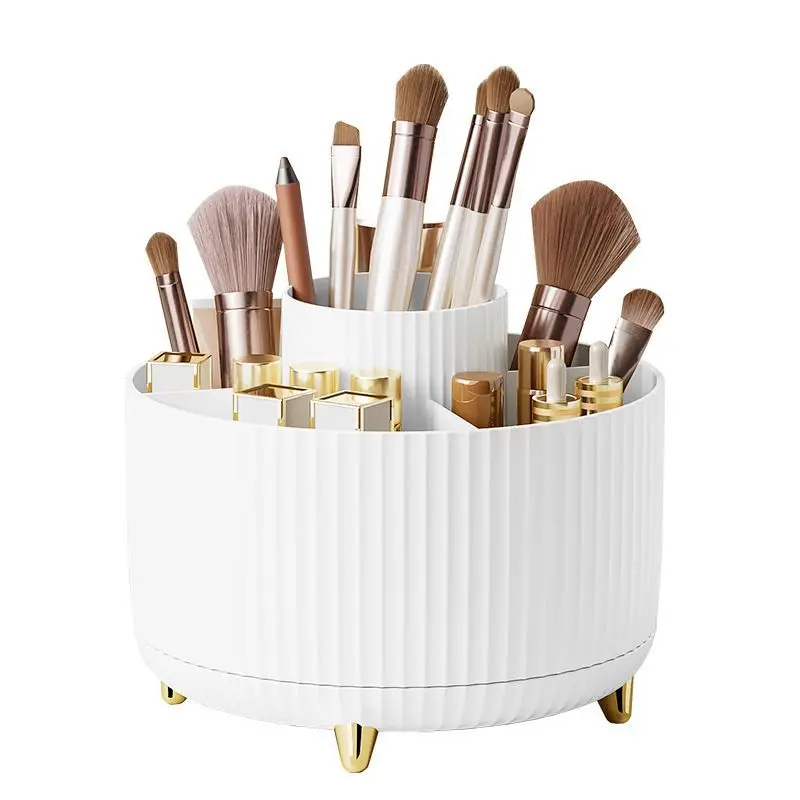 PP Rotating Cosmetic Storage Box for Dressing Table
