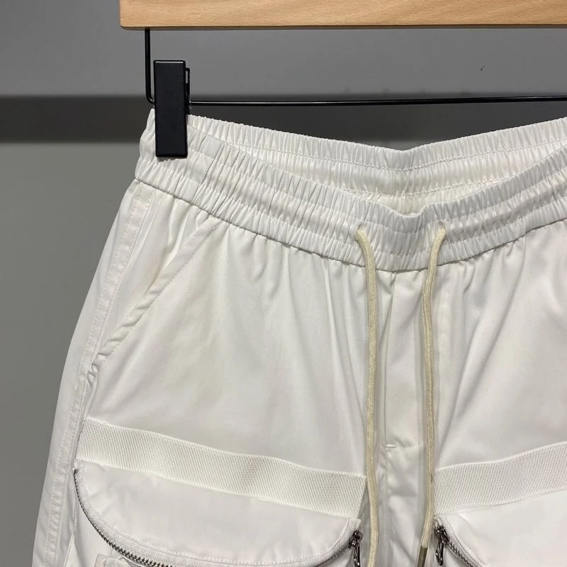 5XL 2023 Summer Shorts For Men Trendy Loose Fashion Men's Casual Shorts Y2k Multi Pocket Half Pants Men's Cargo Pants Outerwear