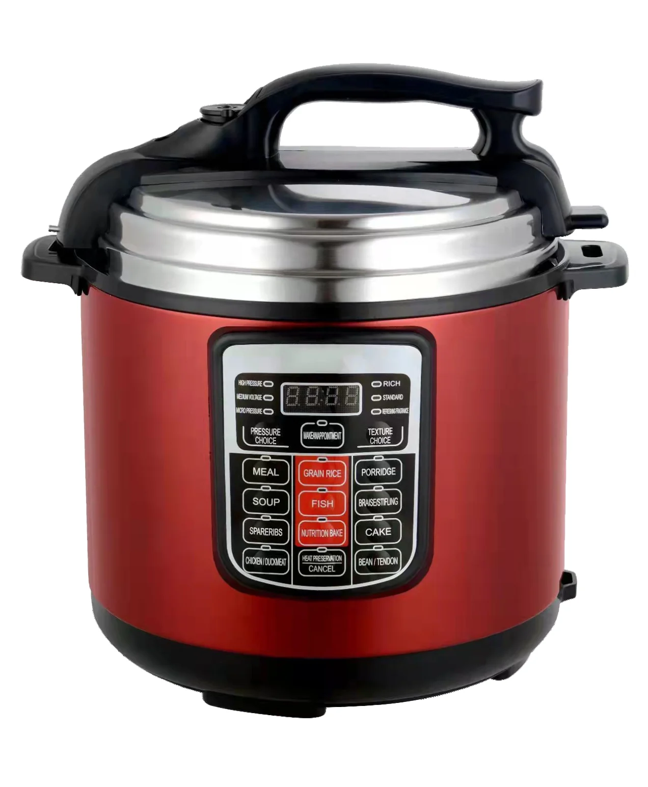 Okicook Itop Quality Olla Electrica Pressure Cooker With a Aluminium Inner Pot 6l New Electric Pressure Cooker Color Shell