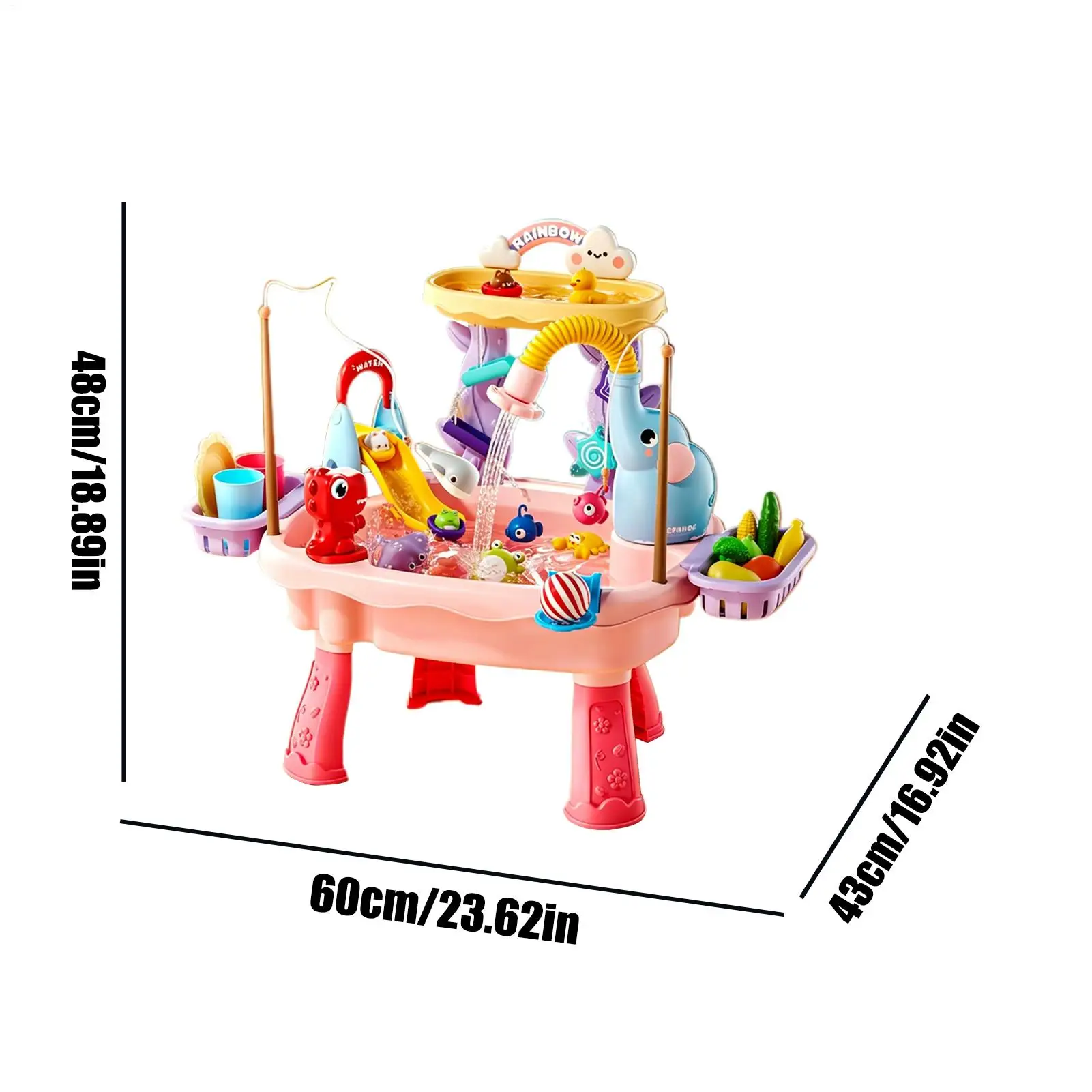 Elektrische Tischpumpe für Kinder, Sand und Wasser mit Wasserhahn/Spielzeuglebensmittelzubehör/Angelküchenspielzeug_voghion.com