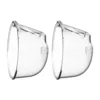 Electric Breast Pump Replacement Accessory Includes 2PCS Duckbill Soft Food-Grade Silicone for youha INS Wearable Breast Pump 2