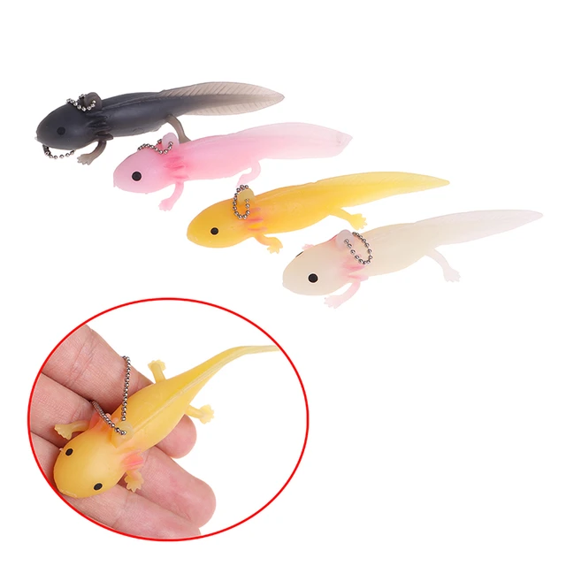 1pc Funny Keychain Antistress Soft Fish Giant Salamande Stress Toy