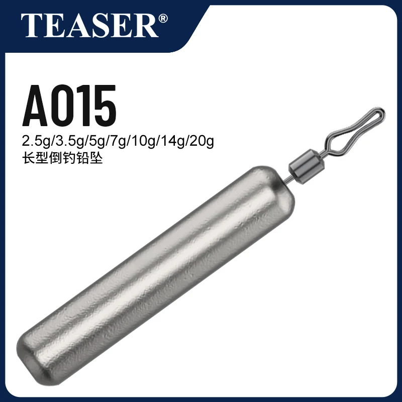 티저 5개입/봉투 A015 낚시 추 14g20g 낚시 무게 드롭 샷 웨이트 납 연필 낚시 추 태클 액세서리