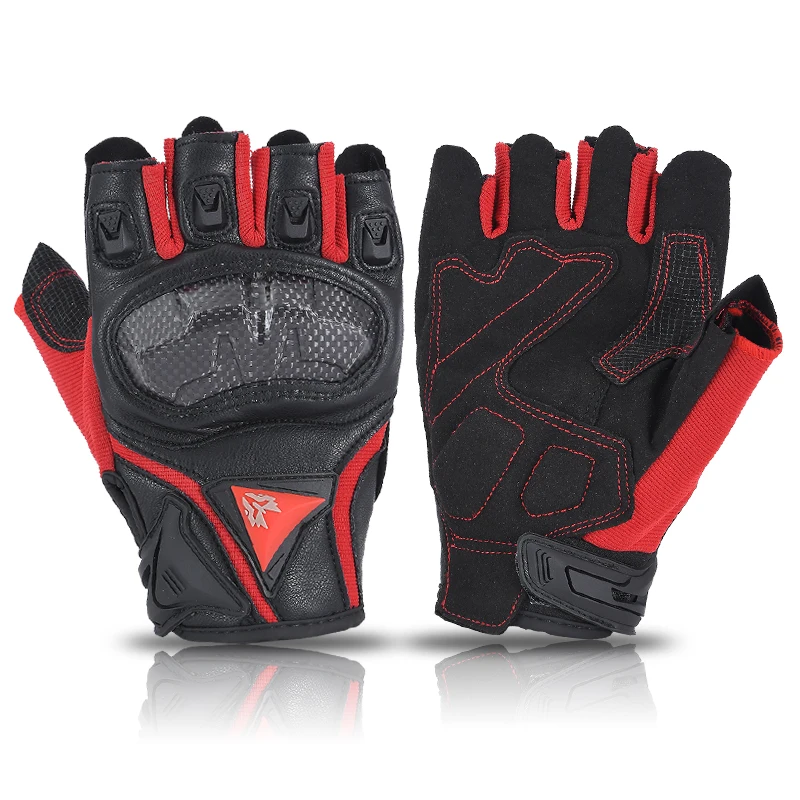 

Motorcycle Riding Half Finger Gloves Guantes Breathable Racing Outdoor Sports Protection