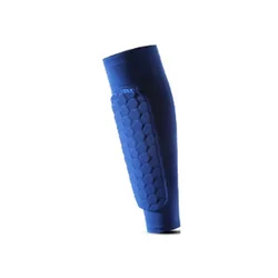 Honeycomb Soccer Shin Guards - Protective Sports Leg Sleeves and Shank Protector - M (1 PC Blue)