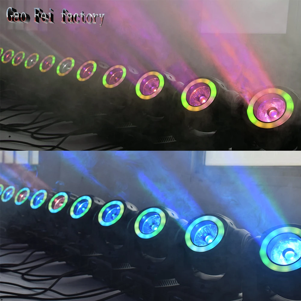 Lyre150W Spot Moving Head Light/60W Beam Effect With Light Strip for DJ Stage Party Lighting