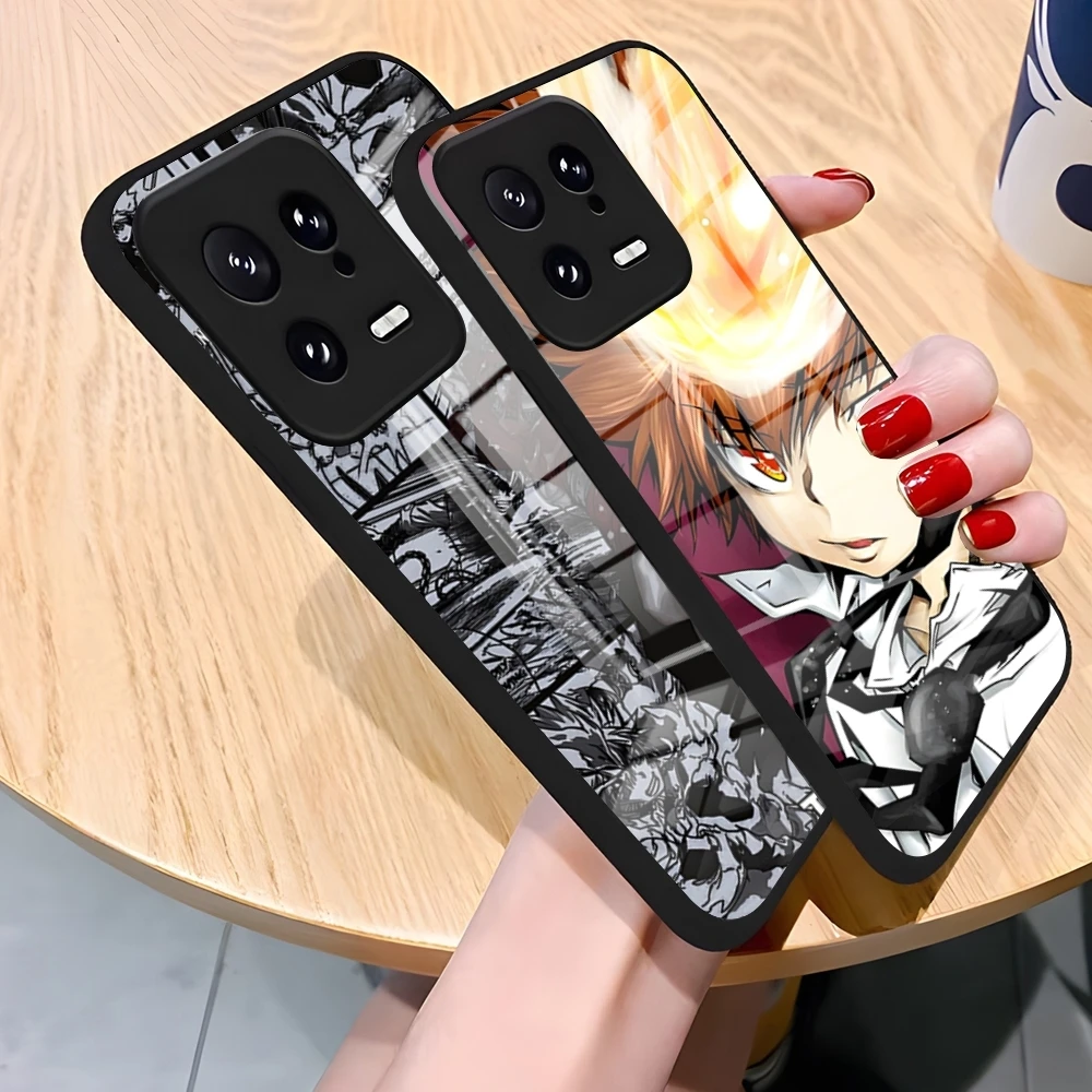 Katekyo Hitman Reborn Anime Glass Phone Case