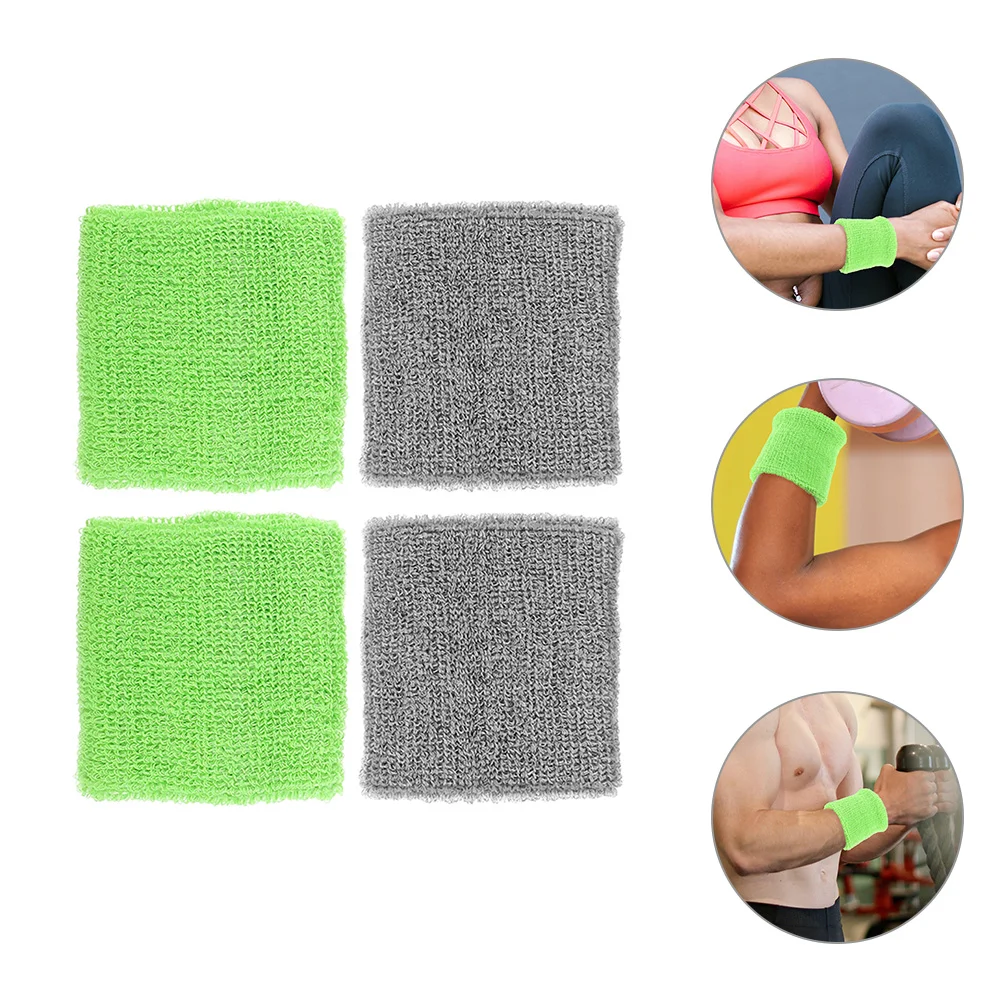 

4 Pcs Wristband Guards Wristbands Sports Yoga Exercise Accessories Fitness Polyester