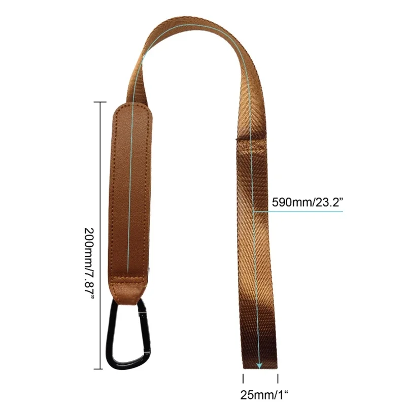 Baby Stroller Safety Wrist Strap Belt Hand Control Anti-Skid Leash Universal Stroller Accessories Sturdy Bumper Bar Hook - 6