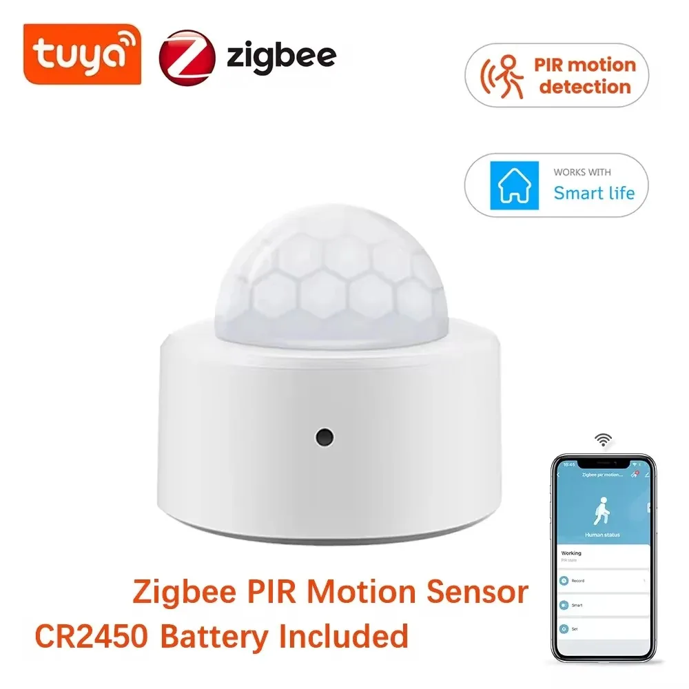 Tuya Zigbee Motion Sensor Human Presence Sensor Zigbee Pir Motion Hub Required Security Detector Pet Monitoring pir motion sensor human presence sensor motion sensor infrared detector sensor