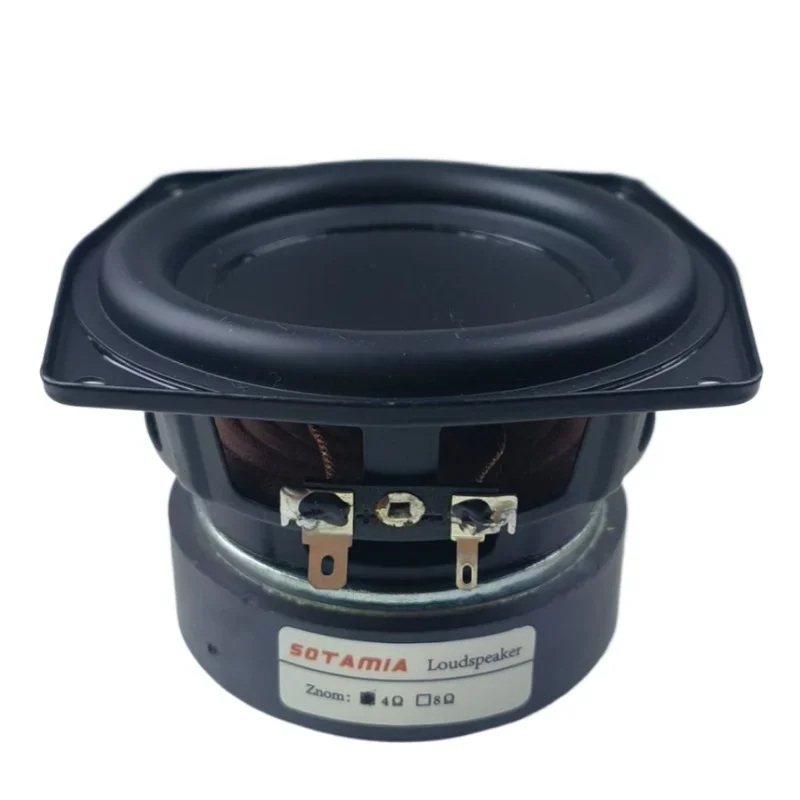 SOTAMIA 1Pcs 4 Inch Subwoofer Speaker 4 Ohm 40W High Power Hifi Audio Bluetooth Speaker Bookshelf Loudspeaker for JBL Boombox2