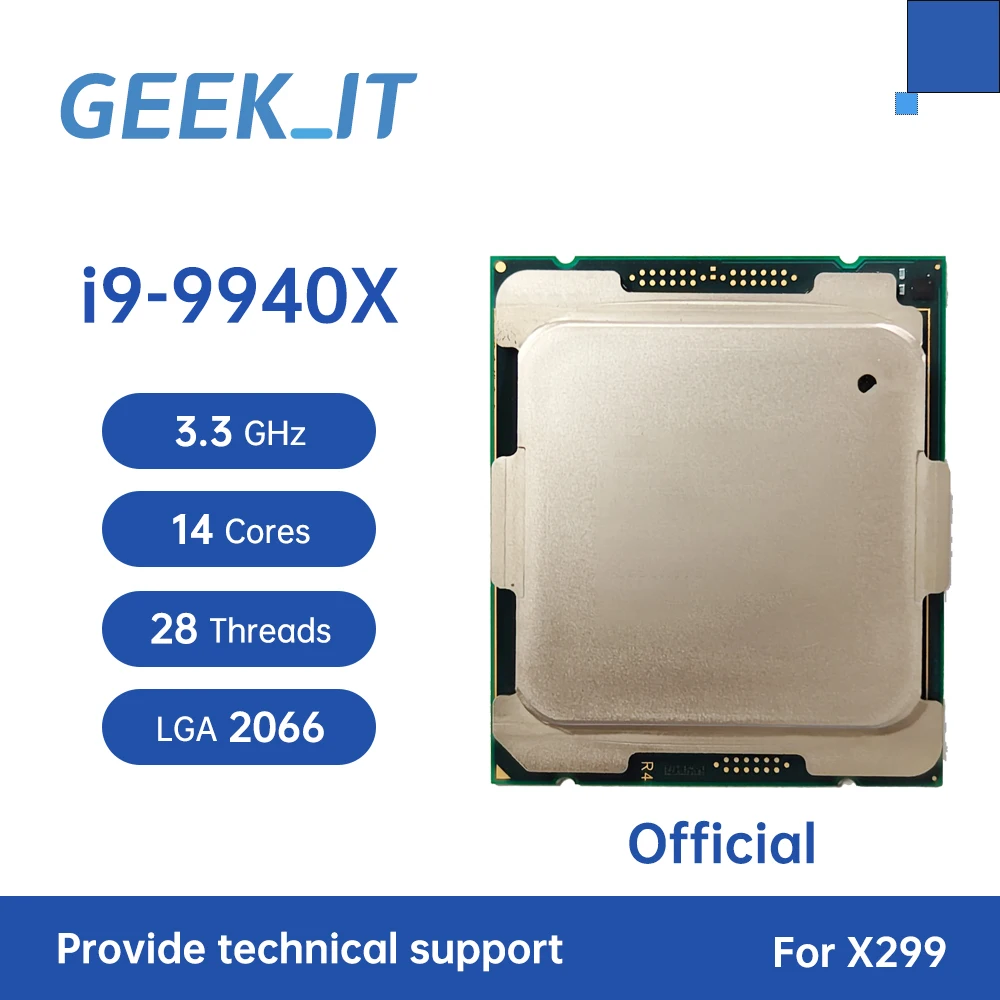 Intel Core i9-9940X SREZ5 3.3GHz 14-Cores 28-Threads 19.25MB 165W ...