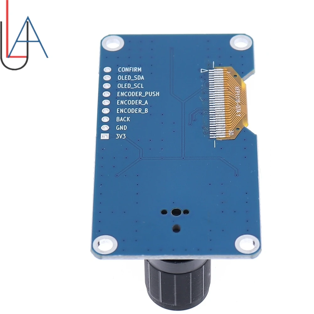 Schermo display oled LCD bianco LAUBEI da 0,96/1,3 pollici combinato con modulo encoder rotativo EC11 interfaccia IIC per arduino - Image 2