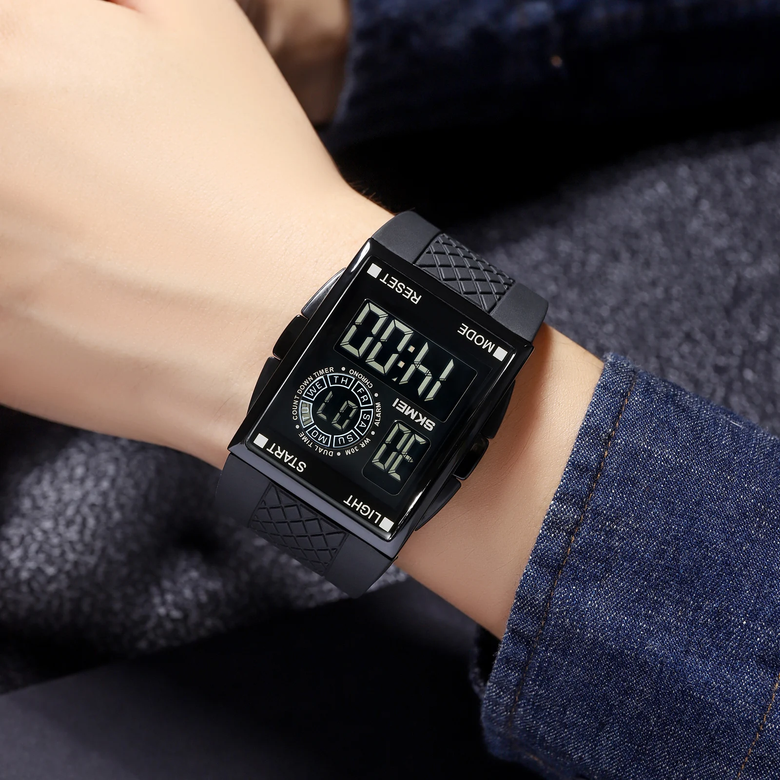 Wristwatch Diesel Led Watch SKMEI Fashion Digital Watch Men LED