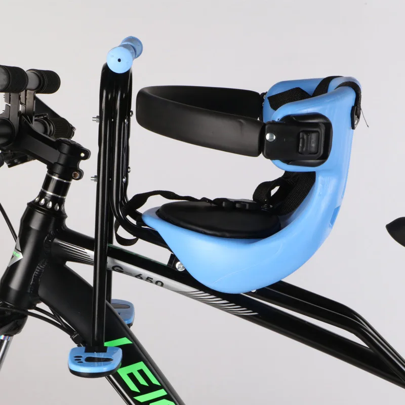 

Детское седло, велосипедные аксессуары с ремнем безопасности, детская переноска безопасности, Переднее Крепление, Велосипедное Сиденье для ребенка