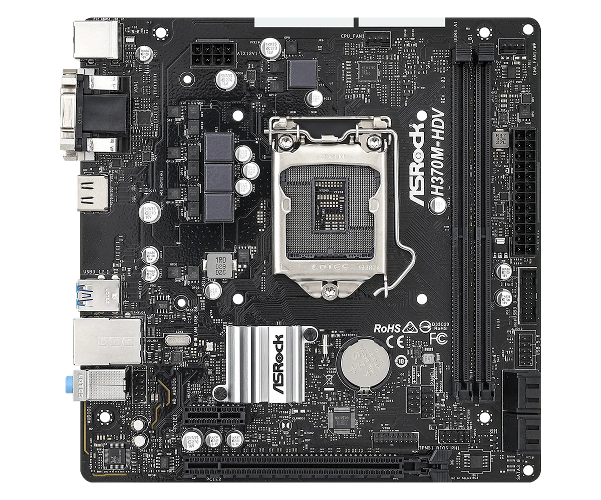 ASRock H370M Pro マザーボード+ Intel i5 9400f ASRock H370M Pro マザーボード+ Intel i5 9400f ASRock > H370M