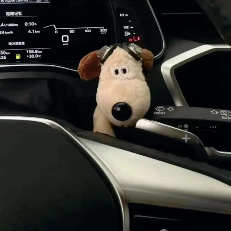 Car Decoration Accessories Plush Puppy Clutch Car Wiper Turn Signal Switch Decoration