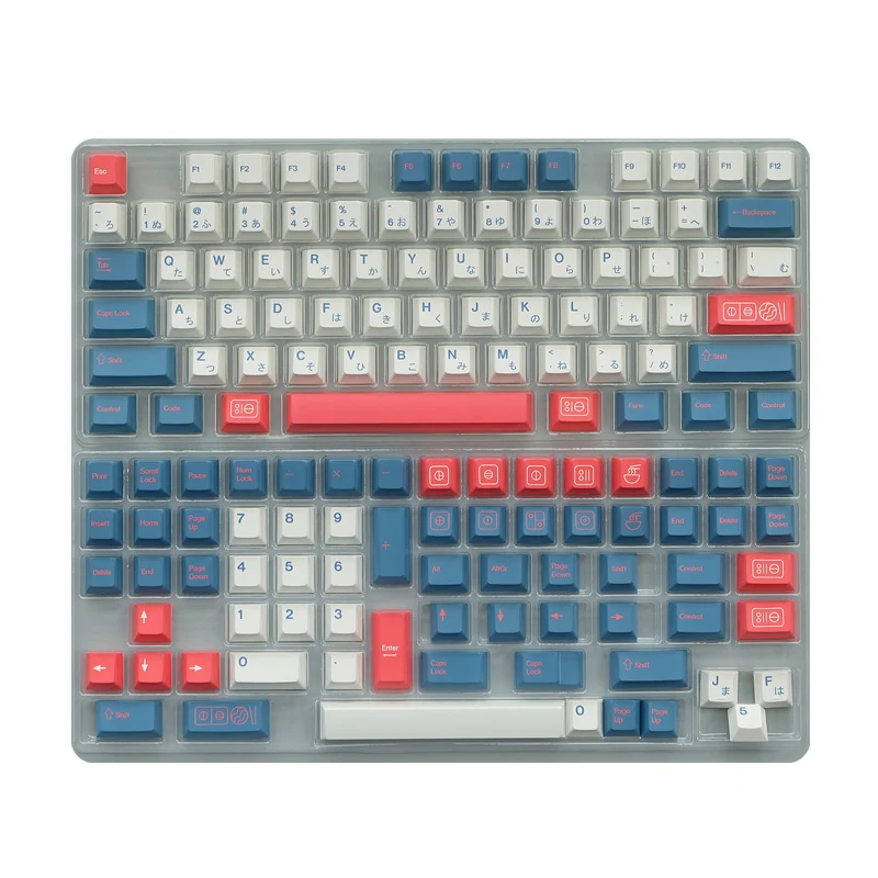Teclas Conjunto Gmk Bento Caps Chave Pbt Lados Tintura Subbed Keycap Cherry Perfil Japonês Keycaps para Gh60 Gk64 Anne Keychron 96 980 144 - Imagem 3