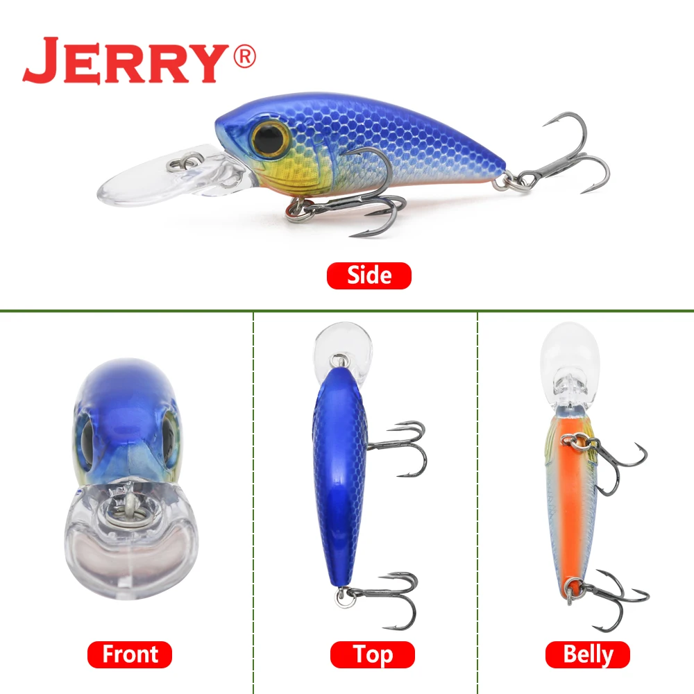 Jerry IRIS Ultralight Fishing Lures Floating Sea Bass Wobblers 45mm 4.2g  Mixed Color Hard Bait Trout Bass Pike Pesca