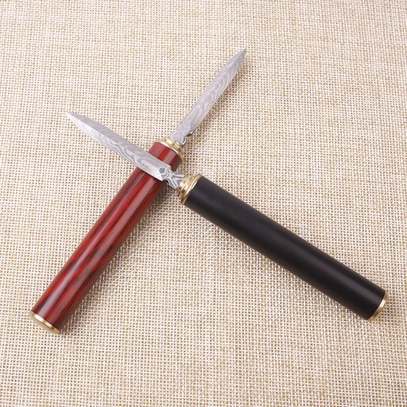 1Pcs Sandalwood Tea Knife Needle for Chinese Pu'er Tea Durable Cone Needle Tool for Breaking And Prying Brick