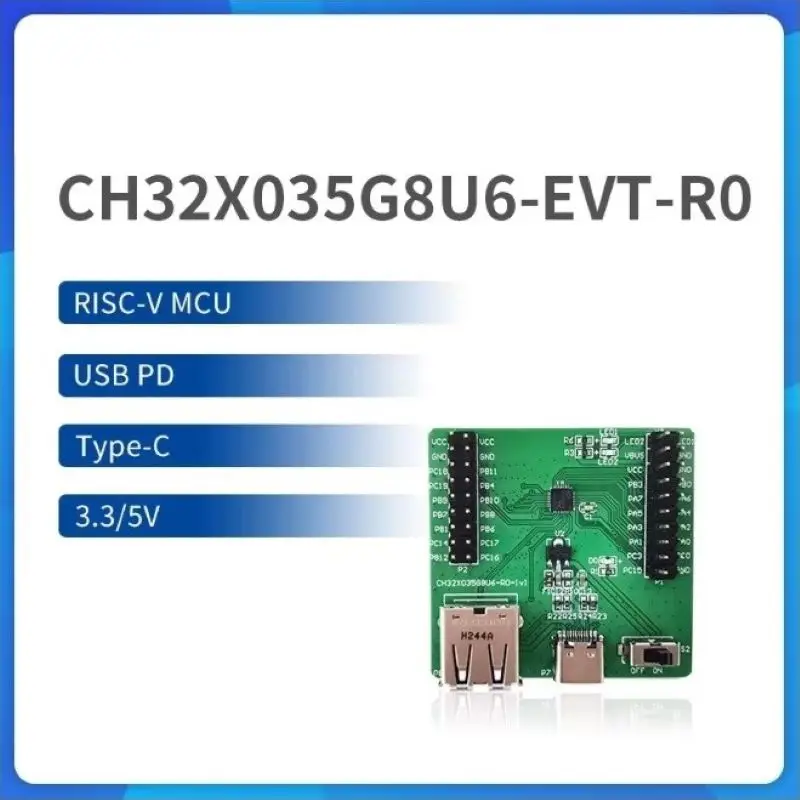 2개/로트 CH32X035 기본 평가 보드 RISC-V USB PD MCU