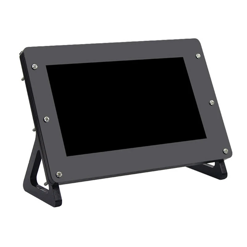 7Inch Monitor Touch Screen Case Desktop Holder Housing Protective Home LCD Display Acrylic Frame For Raspberry Pi Replacement