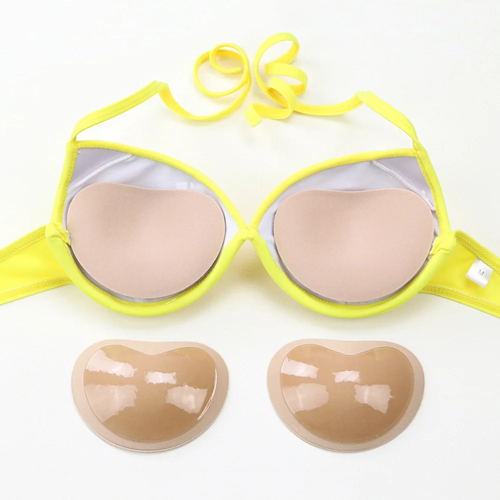 

Thicken Invisible Bra Cushions Push Up Pads for The Bra Sticky Bra Pads Removable Padding Inserts Cups Chest Push Up Padding