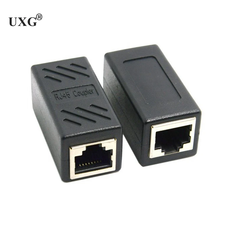 

1PCS CAT6 RJ45 Female To Female Lan Connector Ethernet Network Cable Extension Adapter With Shield