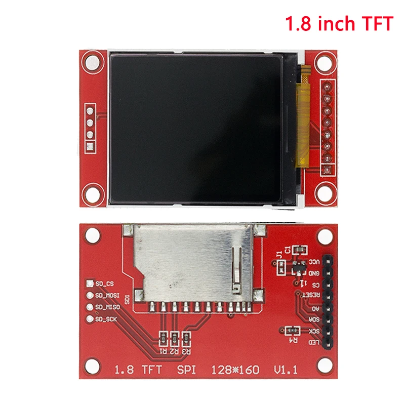 TFT Display 0.96/1.3/1.44/1.8/2.4/2.8 Inch IPS 7P SPI HD 65K TFT Full Color LCD Module ST7735 Drive IC 80*160 For Arduino LCD Display Module