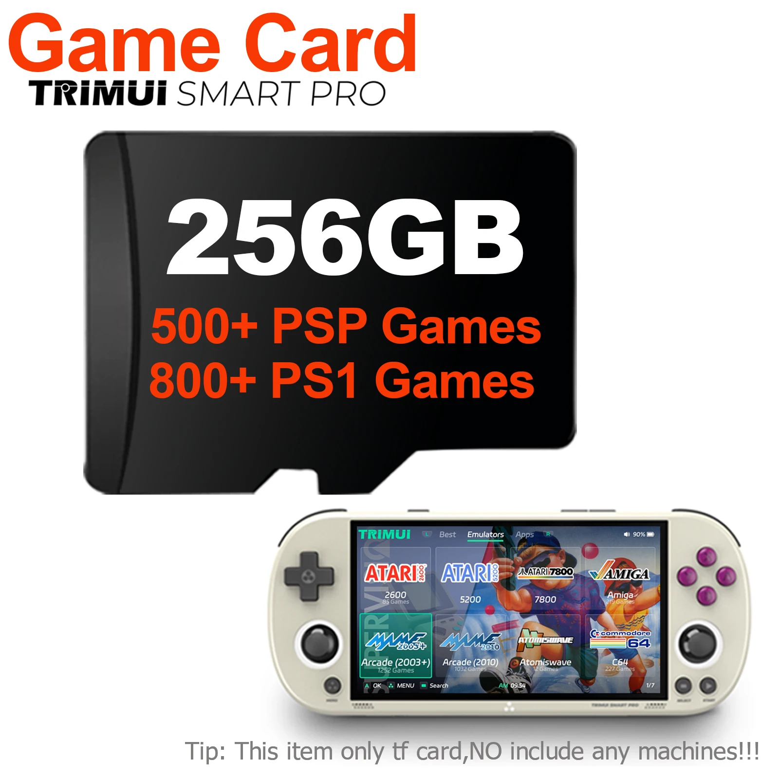 Trimui Smart Pro Game Console SD Card 256GB Pre-install
