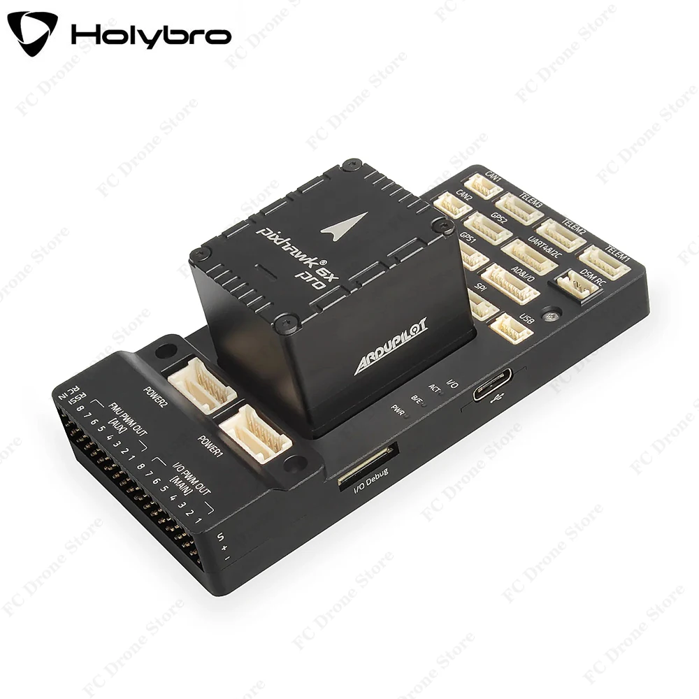 

Полетный контроллер Holybro Pixhawk 6X Pro Autopilot H753, стандартная база PM02D для радиоуправляемого FPV-дрона