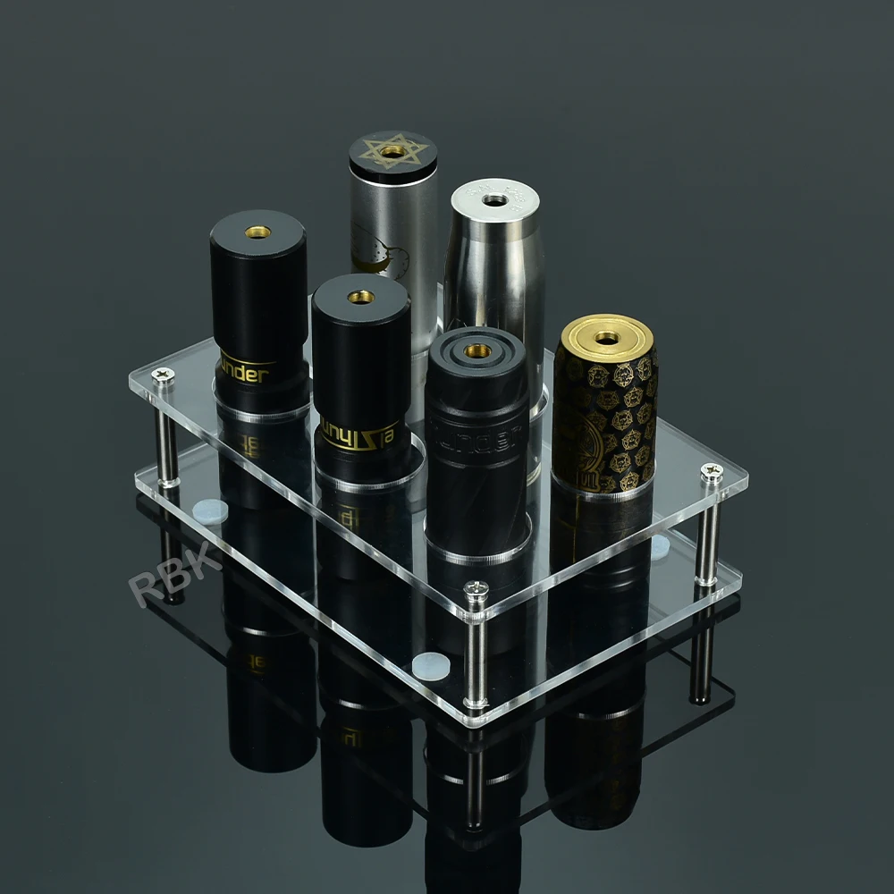 

wolfcoolvape display stand acrylic 510 thread Display Acrylic vape for dvarw mtl cl rta Mechanical Mod Vape