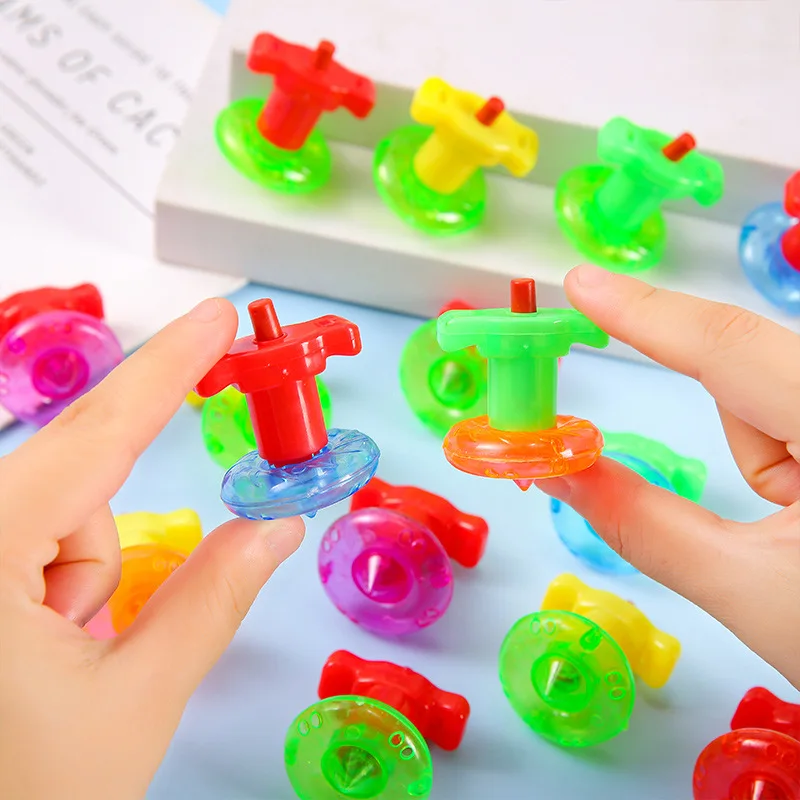 20/6Pcs Mini Torsion Speed Gyro Spinning Toys Kids Birthday Party Favors Christmas Gift Pinata Filler Classroom Rewards Prize