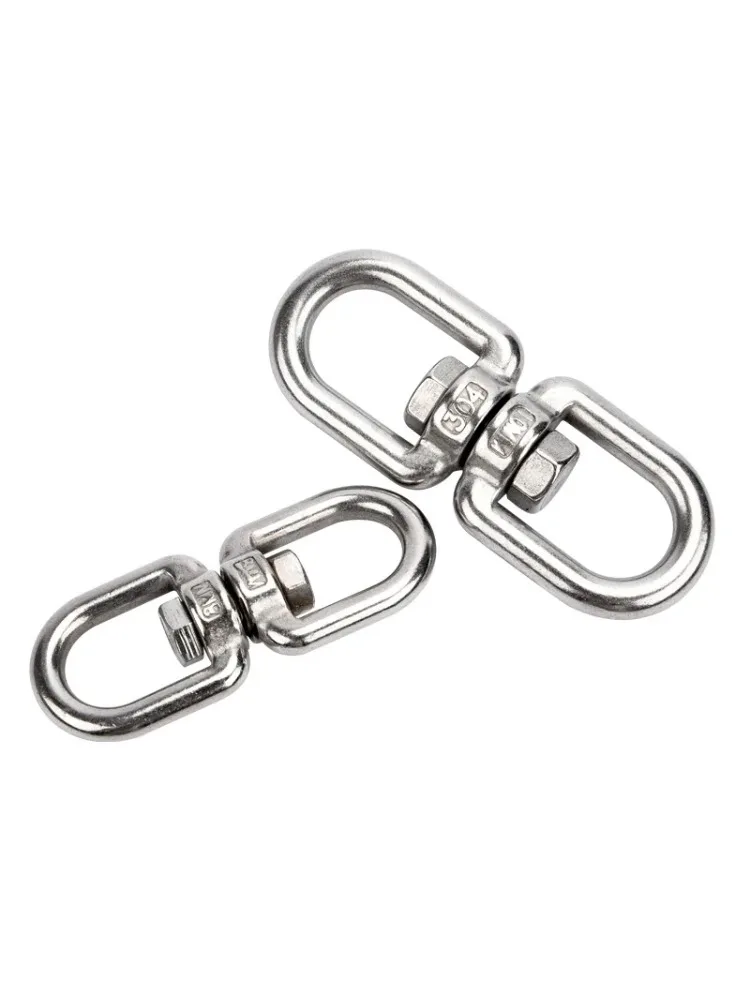 Description Picture 5 of item304 Stainless Steel Rotating Ring, 8-Shaped Ring Connection Ring, Chain Ring Buckle, OO Type Universal Joint Ring M4 M5 M6- M20