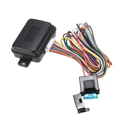 Intelligent Car Side Mirror Folding System with Smart Mode and Overload Protection (Black)