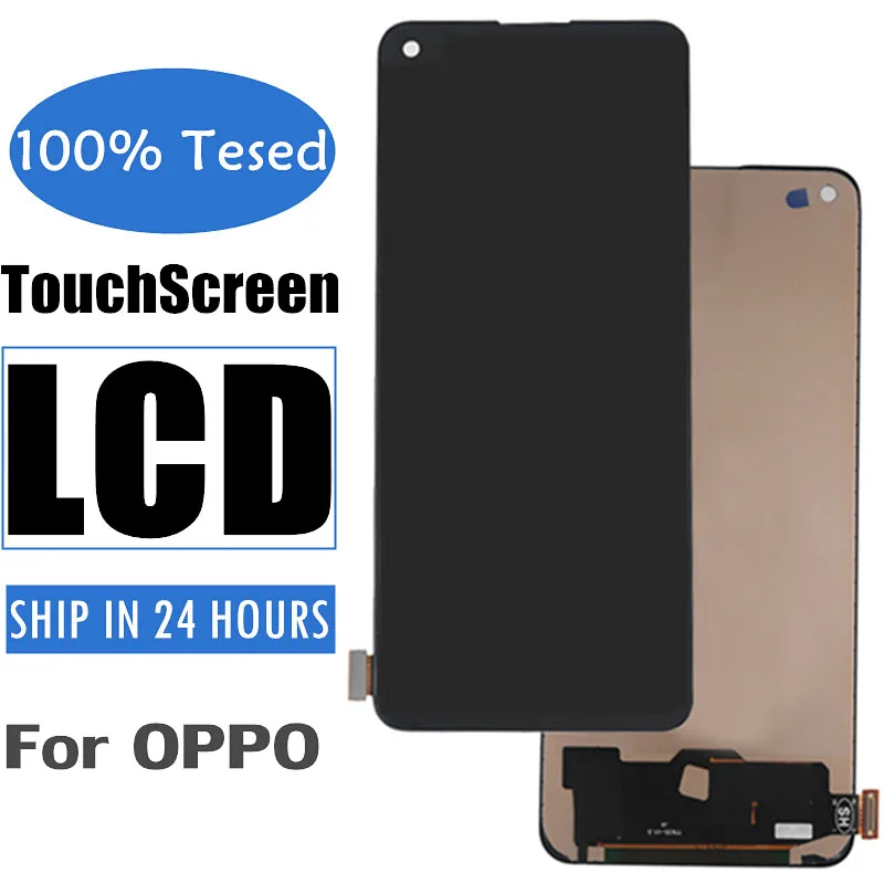 

Black Cellphone Complete LCD Screen For OPPO A96 Mobile Phone TFT Display Panel TouchScreen Digitizer Repair